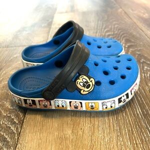 Disney Mickey Mouse Crocs, Kids, C9, Like New